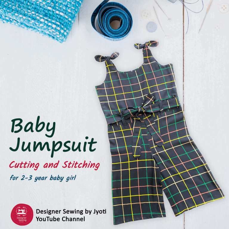 Beautiful Baby Jumpsuit Cutting and Stitching