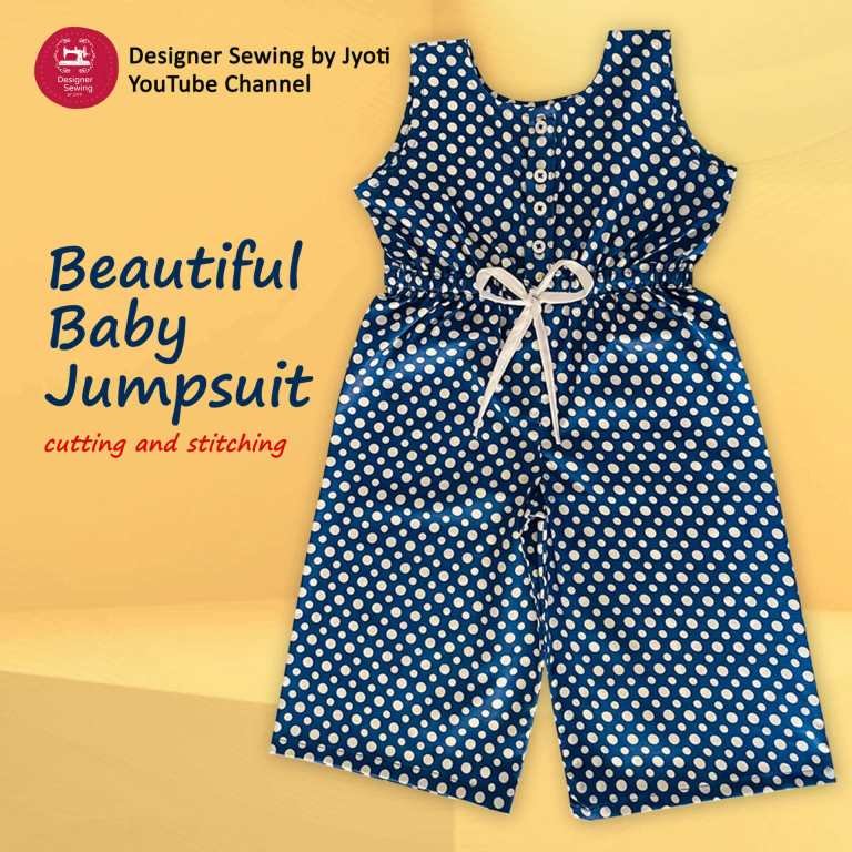 Beautiful baby jumpsuit Baby Frock Cutting Stitching