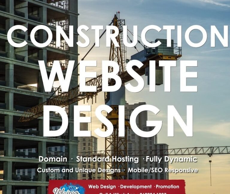 Construction Company Web Design India