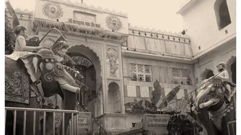Entrance of Charbhuja Ji temple, Garhbor, Rajsamand