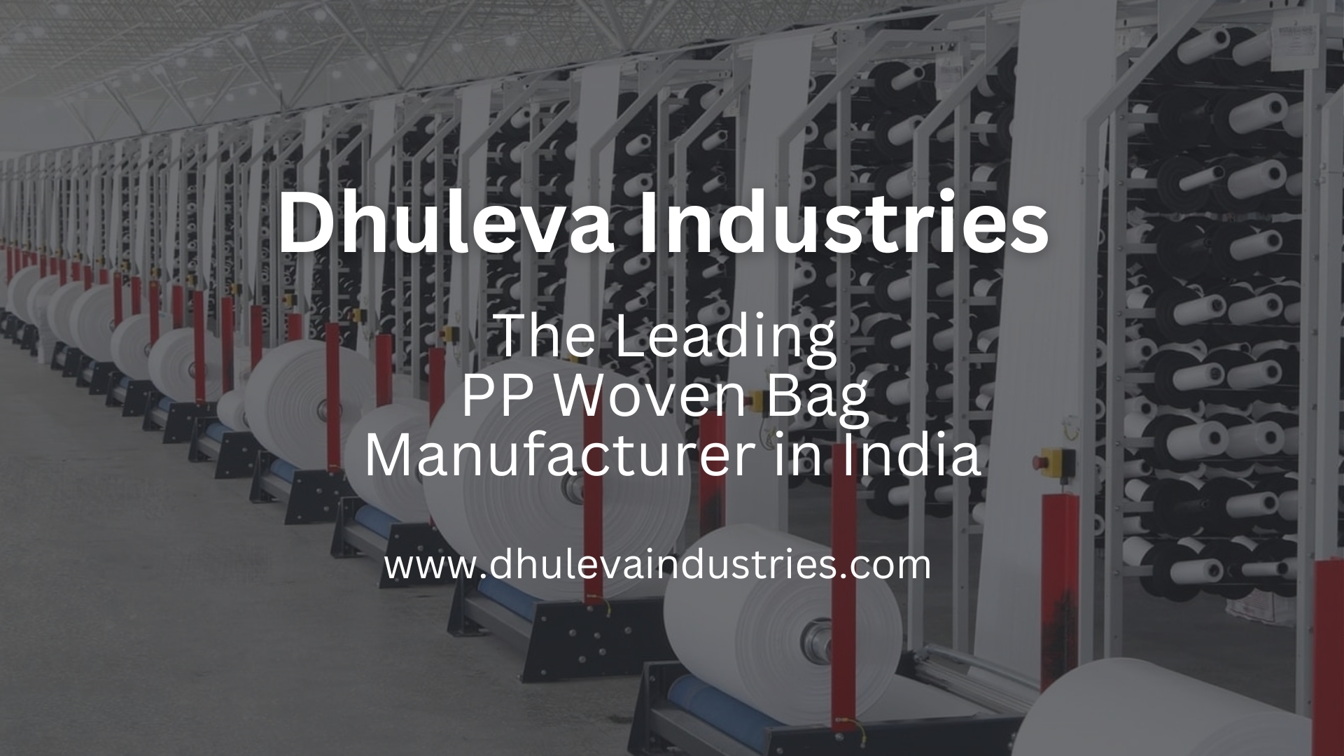 Dhuleva Industries – The Leading PP Woven Bag Manufacturer in India