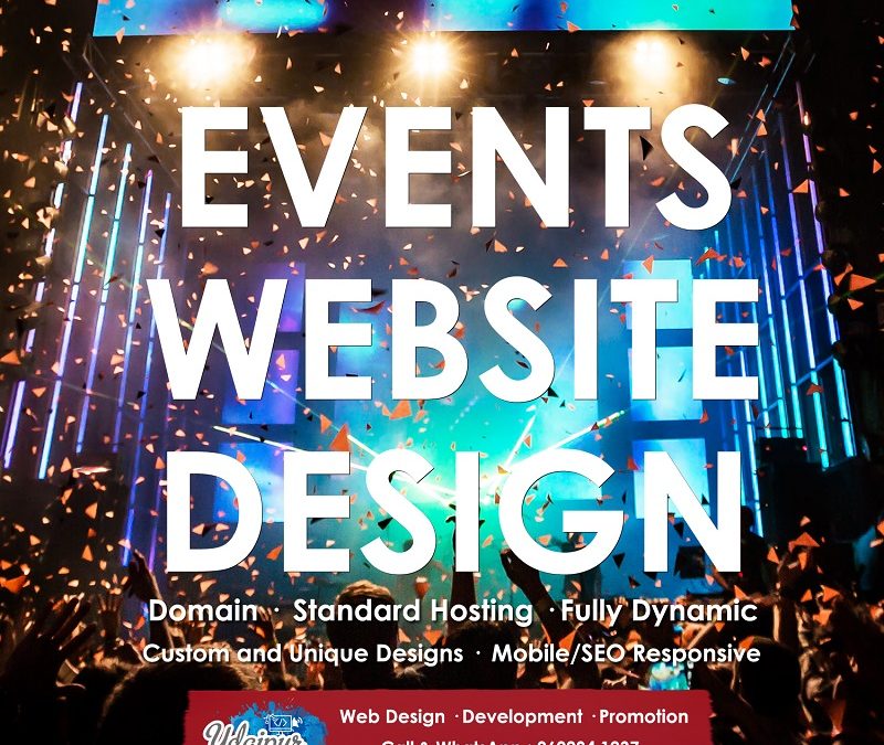 Events Website Design