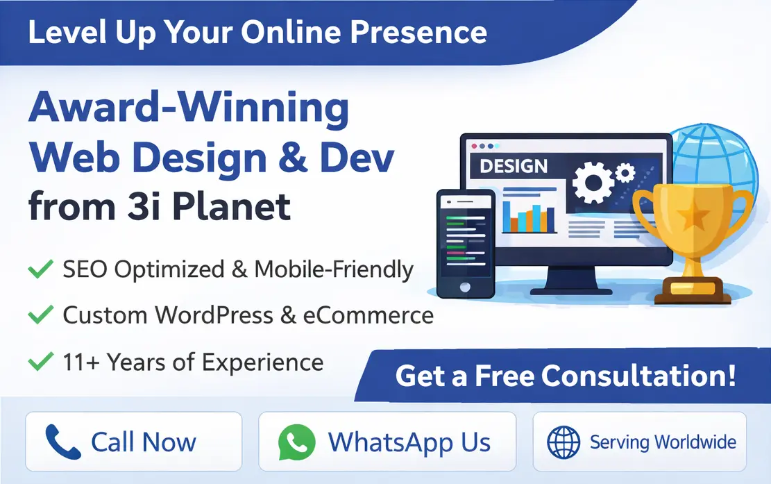 Website Design Company in Udaipur – 3i Planet